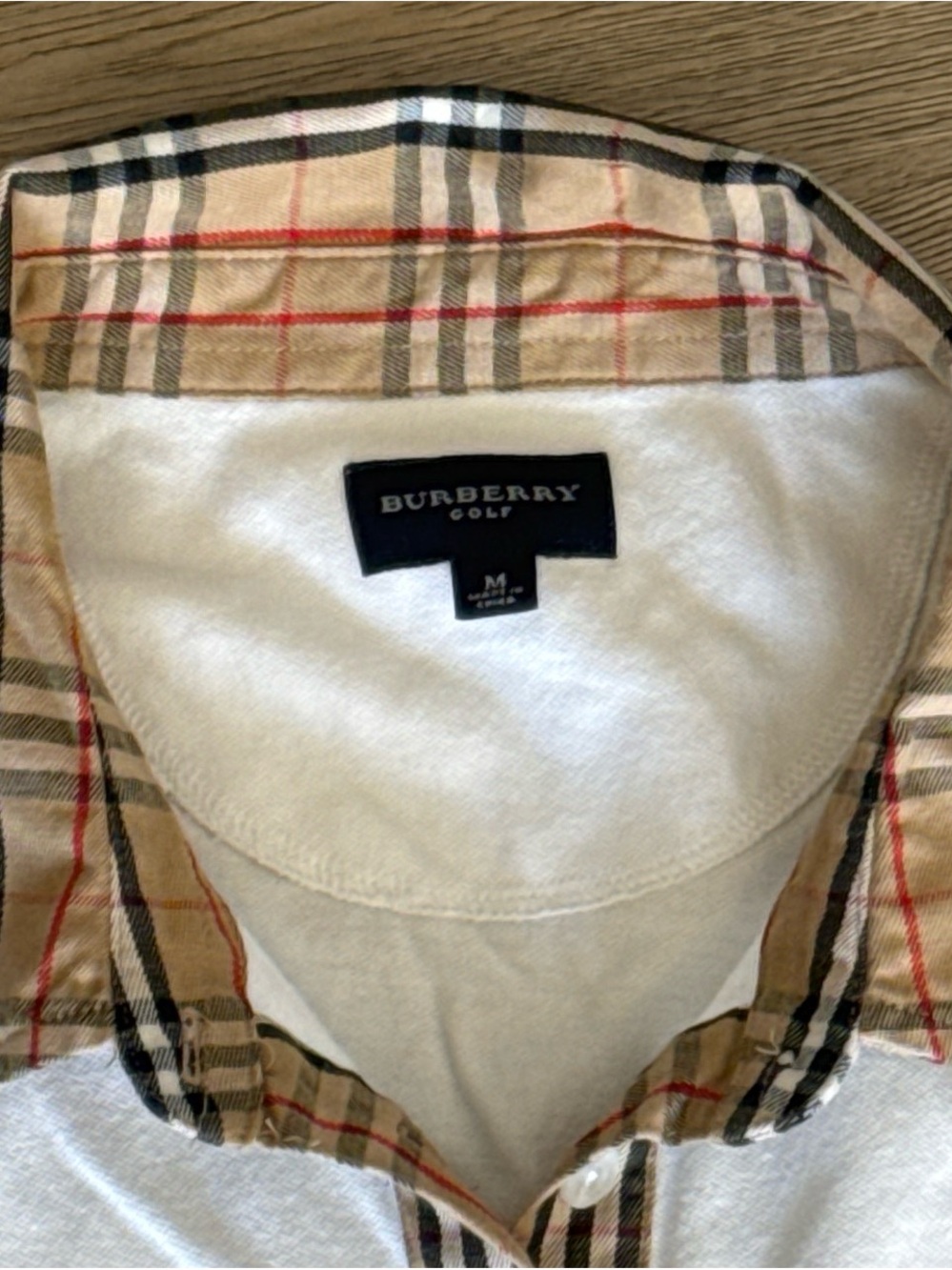 Burberry Sleeveless Polo Dress with Vintage Check Collar - Picture 3 of 3